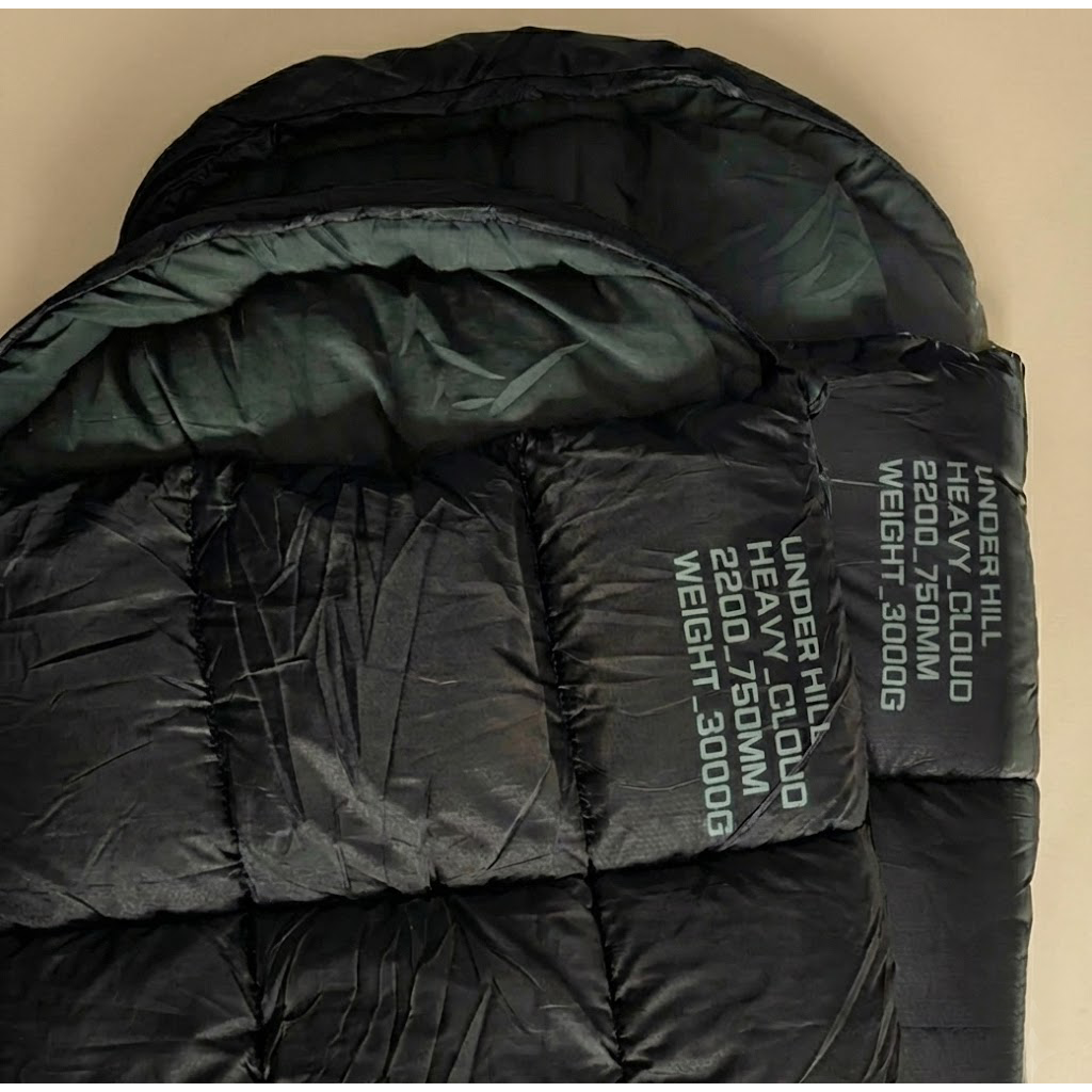 헤비클라우드 겨울 캠핑 동계 군용 야전 침낭 머미형, 미드나잇 블랙, 2개 149,000원