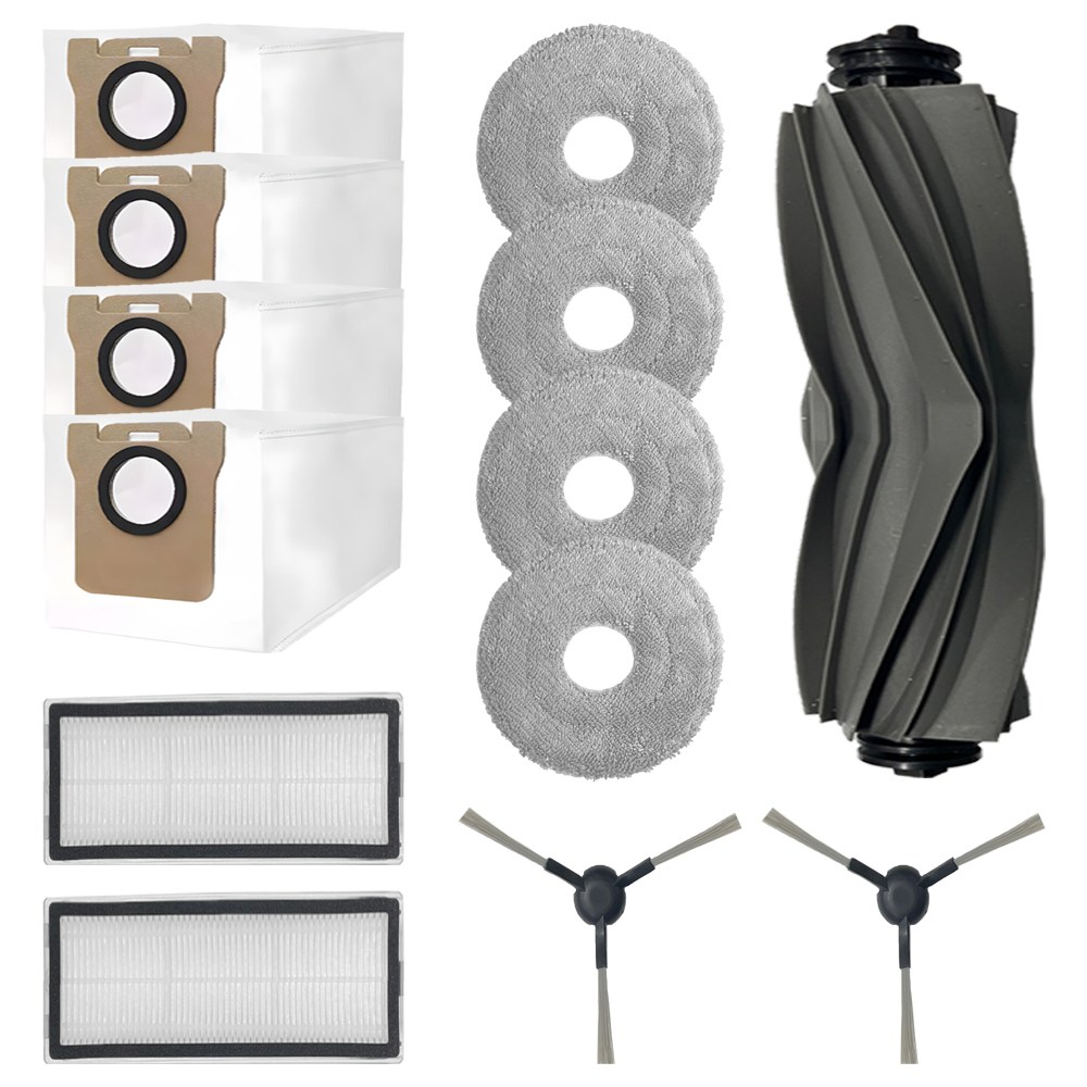 [호환] BNC INT 드리미 L10s Ultra 로봇청소기 소모품 물걸레 먼지봉투 필터 브러시 5종 풀 세트, 1세트, 13개입 15,000원