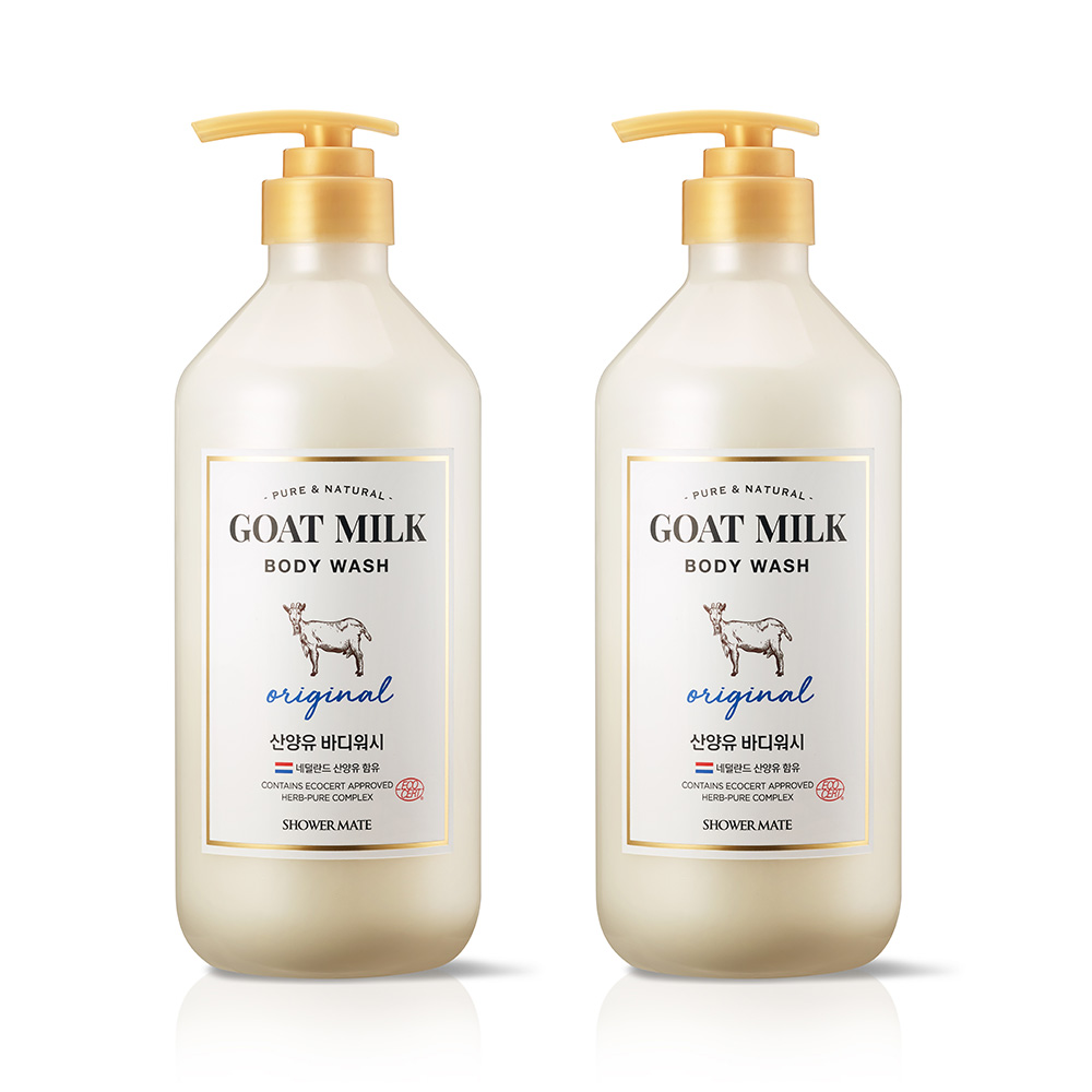샤워메이트 산양유 바디워시 오리지널, 800ml, 2개 11,650원