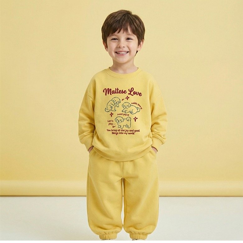 리틀래빗 패밀리 멍이드로잉 가족 상하의 세트 26,900원