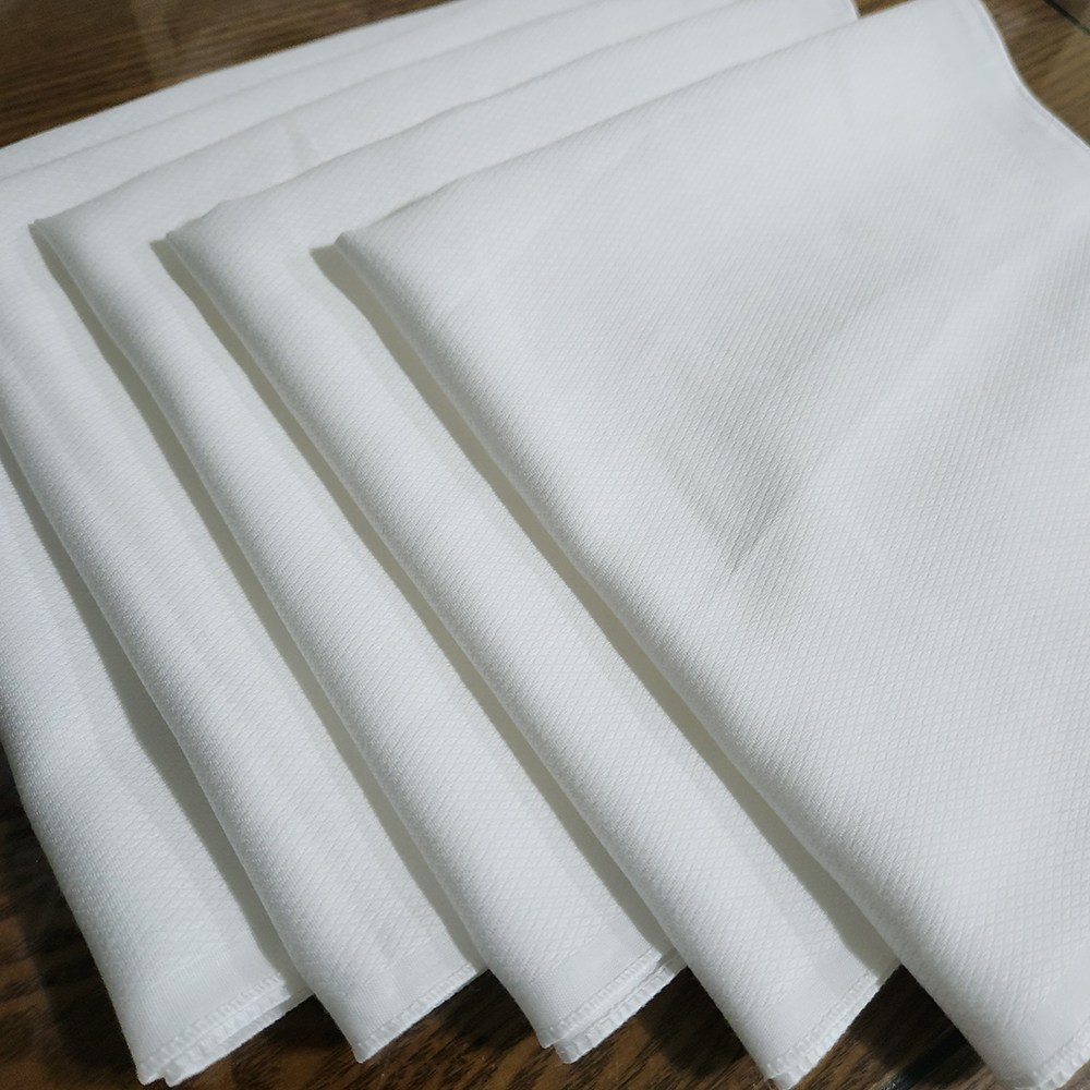 국산 순면 무형광 빅사이즈 50x50cm 엠보면 무지 손수건 10장 12,800원