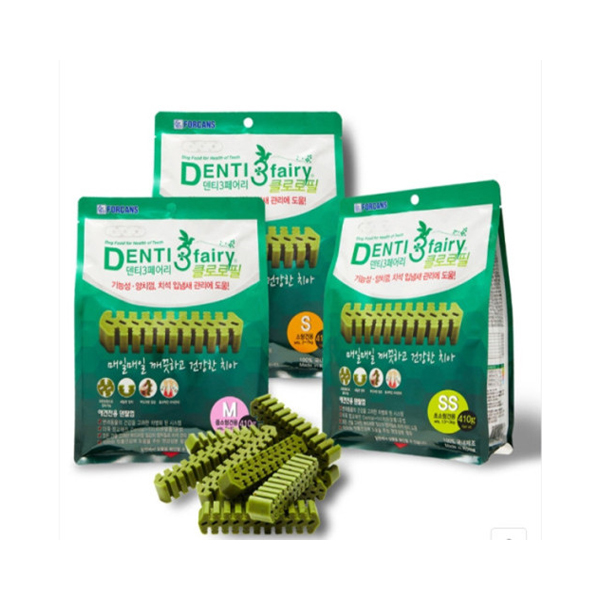 포켄스 덴티페어리 클로로필 410g SS S M 강아지치석제거껌, S, 410g, 1개 27,000원