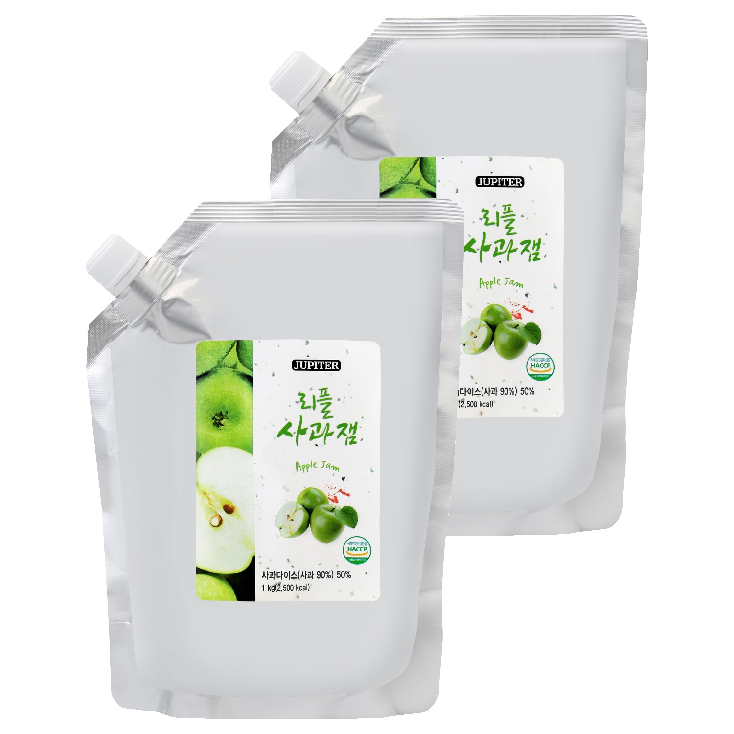 쥬피터 리플 사과잼, 1kg, 2개 17,900원