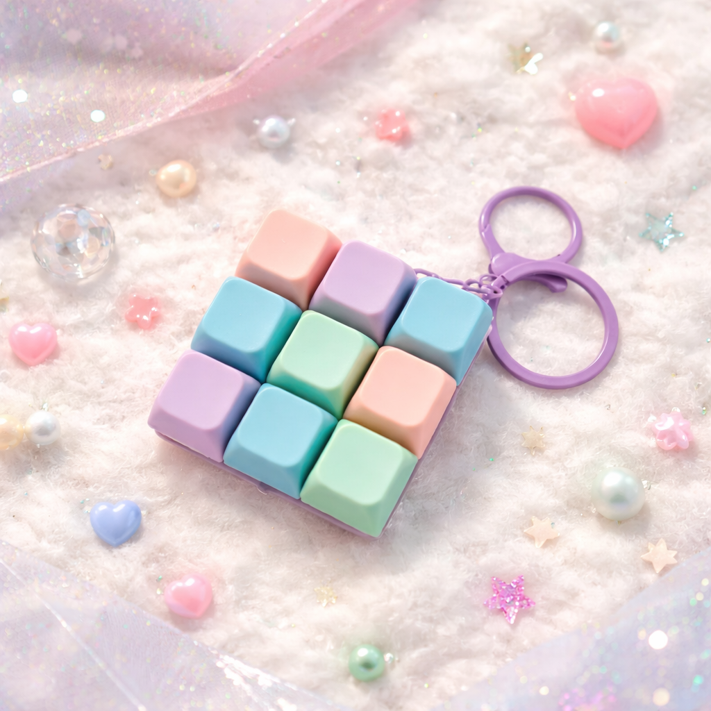 펫더월드 mbti 키보드키링 키캡 9구 딸깍이 7,100원