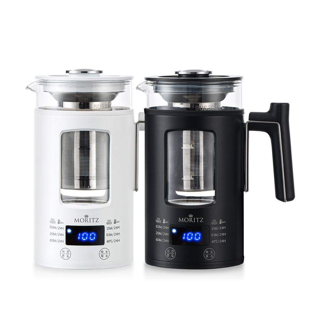 모리츠 미니글라스 보온 티포트 티마스터 블랙, MEP-1360UMB - 블랙 29,900원