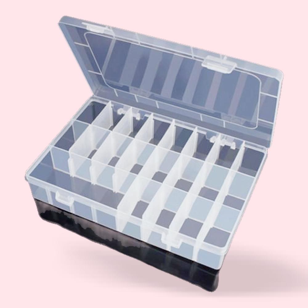 사각클리어멀티박스24칸 소품정리트레이 악세사리보관수납함 6,310원