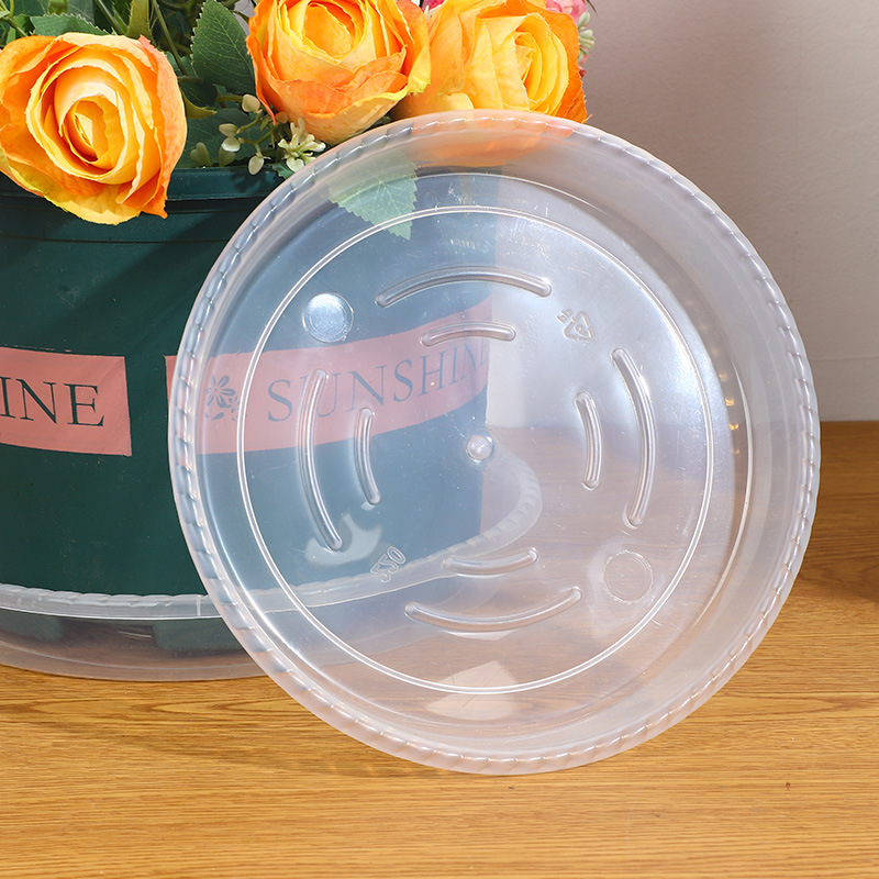 반투명 원형 슬릿 화분 받침 - 슬릿받침 원형받침 슬릿화분받침 플분 물받침 플라스틱 둥근 동그라미 투명 화분받침대 원형화분받침대, TP01, 10개 9,540원