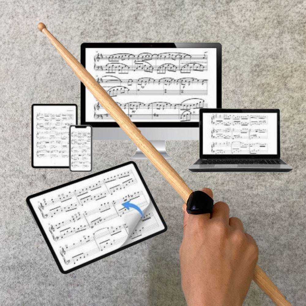 스트리치 핑거링 블루투스 페이지자동넘김 전자악보 발판 스위치 드럼악보, 핑크, 1개 37,000원