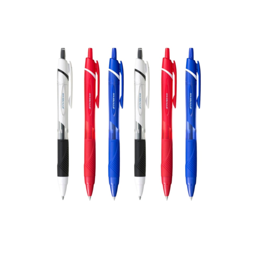 유니 유성펜 제트스트림 SXN-150-05 0.5mm 블랙(2개)+레드(2개)+블루(2개) 15,000원