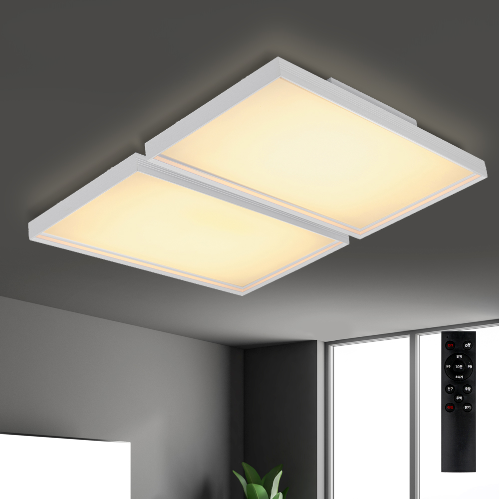 원하 비너스 거실 천장 밝기조절 플리커프리 삼색변환 LED 조명 150W + 리모컨 세트, 화이트 195,730원