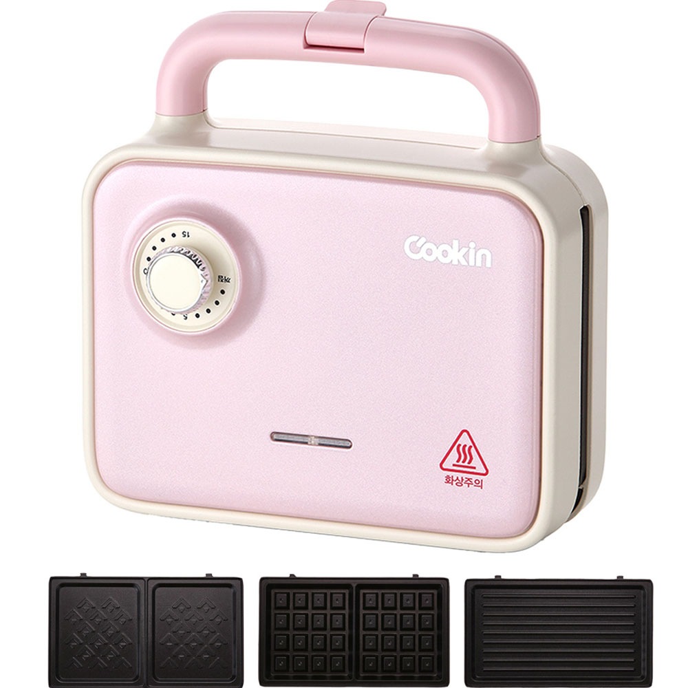 쿠킨 2구 타이머 샌드위치 와플메이커 40,730원