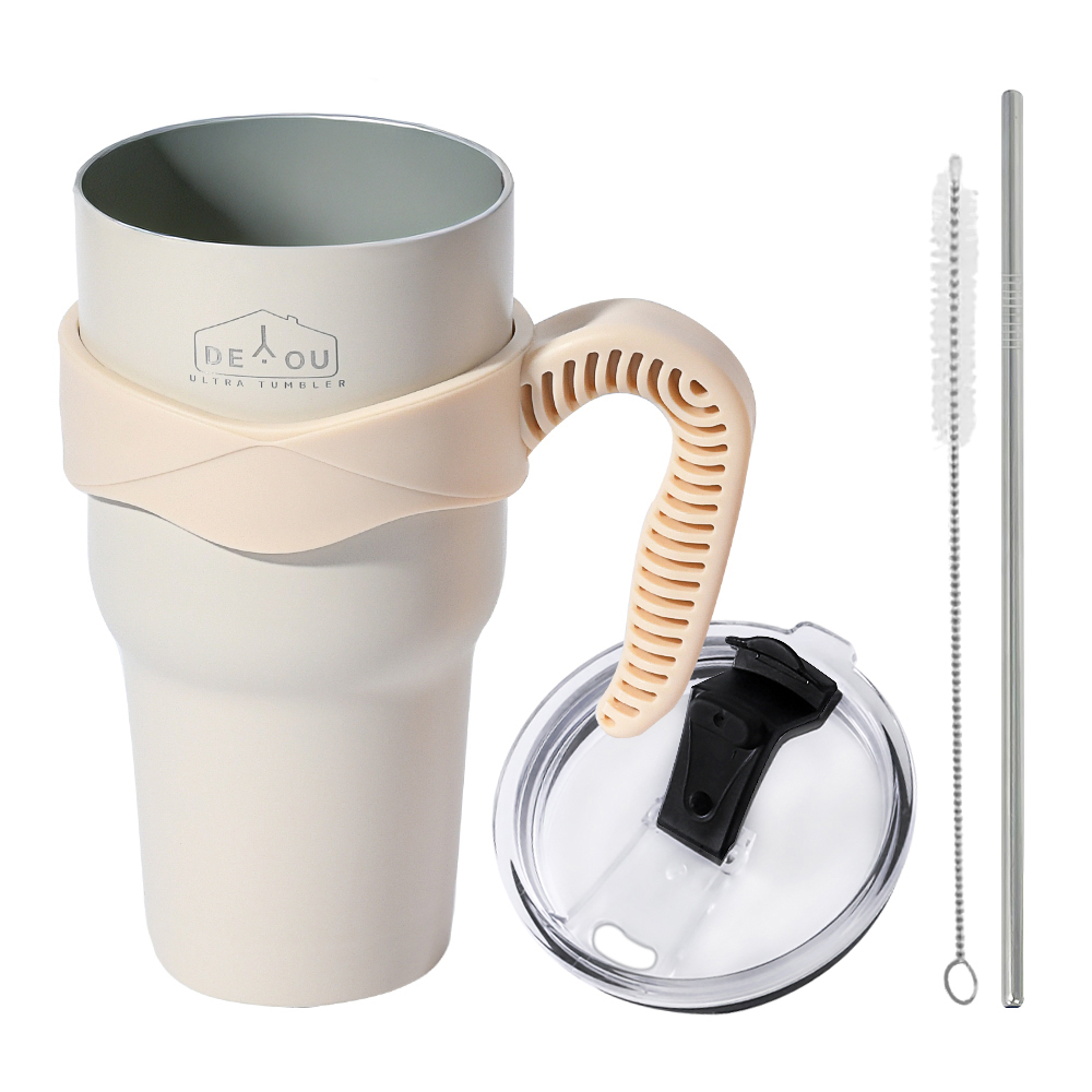 디유 울트라 텀블러 + 손잡이 + 뚜껑 + 스텐빨대 + 빨대 세척솔 세트 11,520원