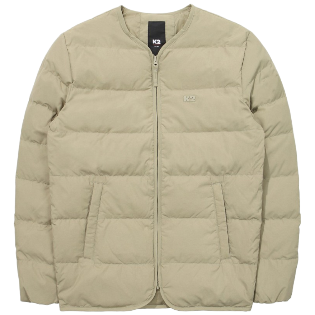 [백화점출발] K2 남성 ON_U넥 경량 덕다운 슬림 패딩 자켓 간절기 보온 GMU24581 133,900원