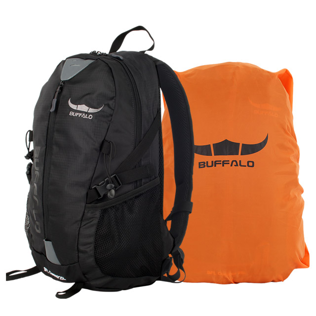 버팔로 아웃도어 배낭 25L 방수커버 포함, 블랙 31,900원