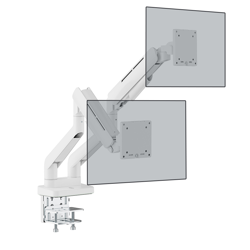 엔산마운트 NH-15 NH-25 고중량 RGB 게이밍암 오디세이G9 모니터암 모니터거치대, 화이트, 1개 158,990원