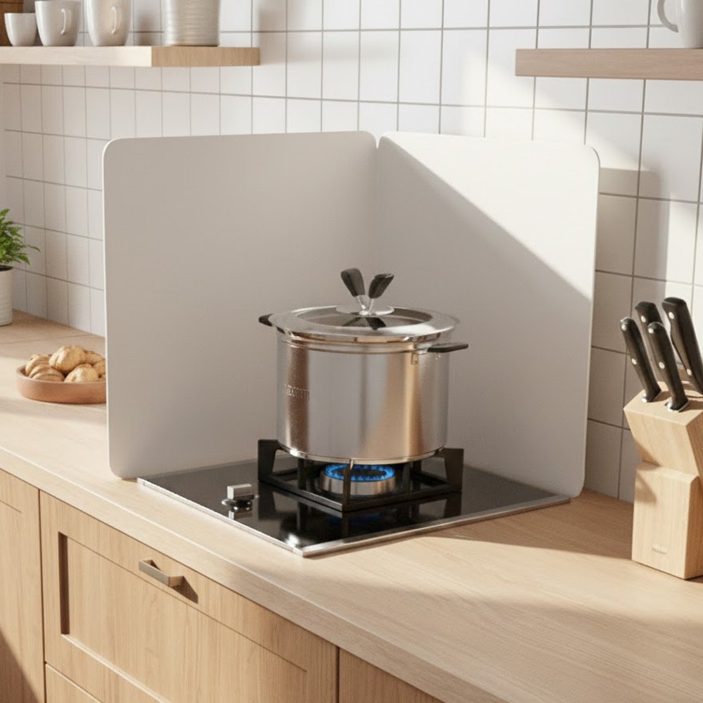 바오르 쉬운 청소 깔끔 주방 기름튐 방지 접이식 가스레인지 가림막 가드 19,900원