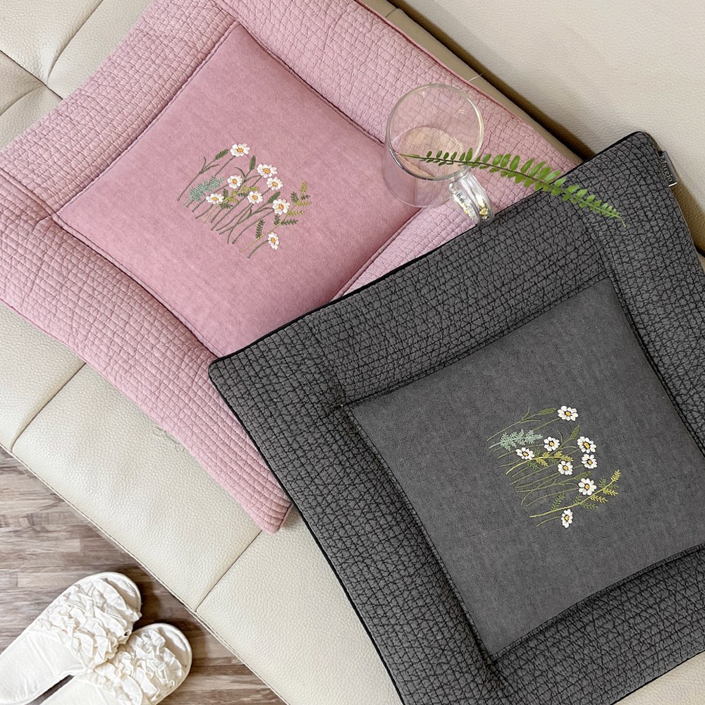 수선화 피그먼트 두꺼운 일체형 고급 방석 17,900원