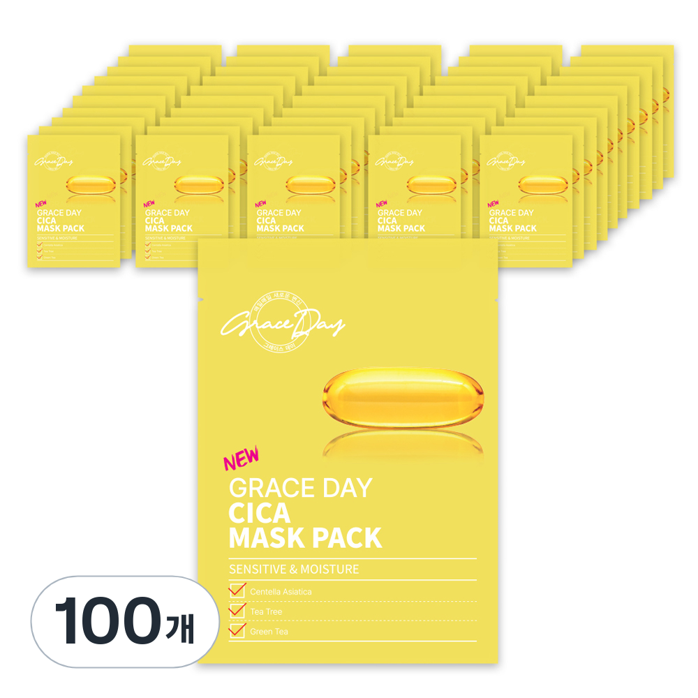 그레이스데이 시카 마스크팩 27g, 1개입, 100개 25,520원