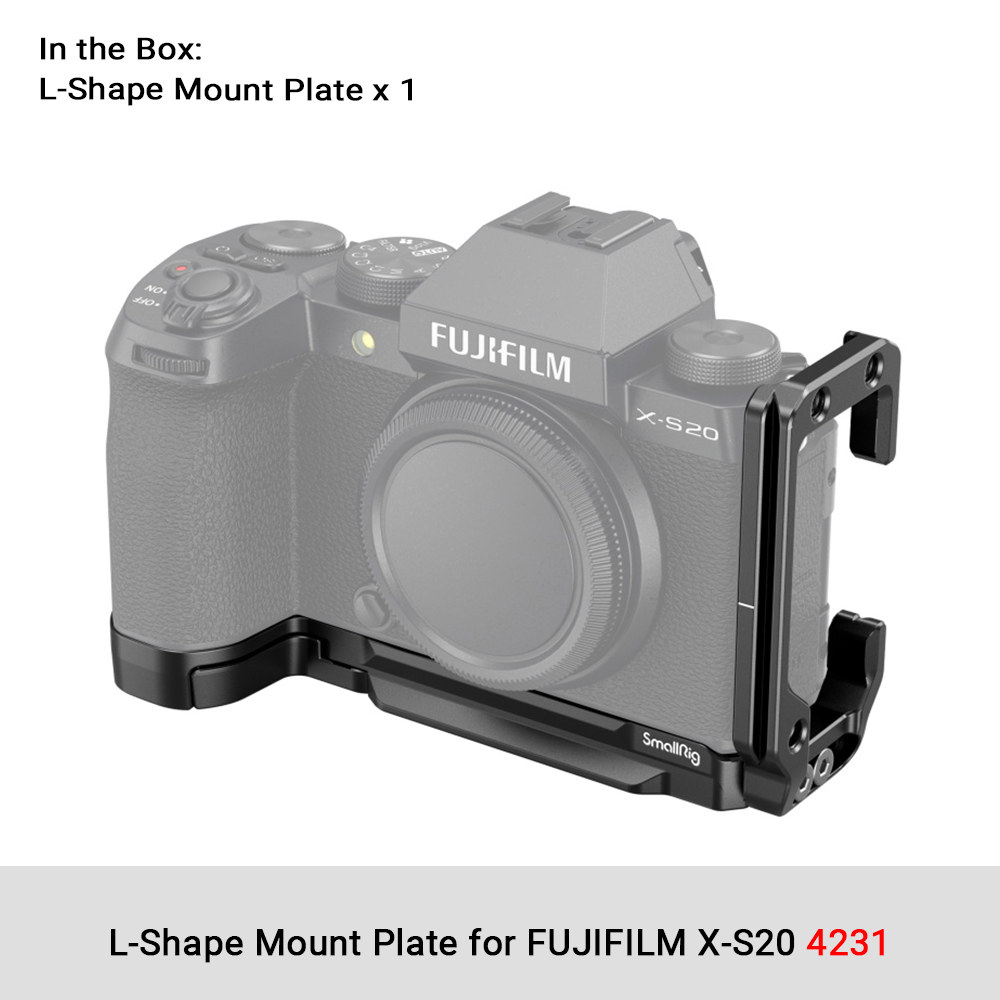 스몰리그 후지필름 X S20 카메라 케이지 Arca Swiss 퀵 릴리스 플레이트 DJI RS 3 / RS 3 프로 짐벌 콜드 슈 4230 82,600원