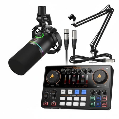 마오노 캐스터 AME2 Gen2 오디오 인터페이스 + PD200X 마이크 + XLR 케이블 + BA20 마이크 스탠드 세트 510,100원