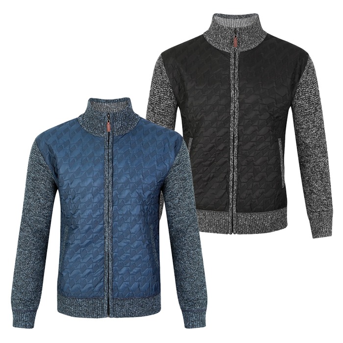 SNP골프 남성 시티라운드 하이브리드 니트 집업 39,900원