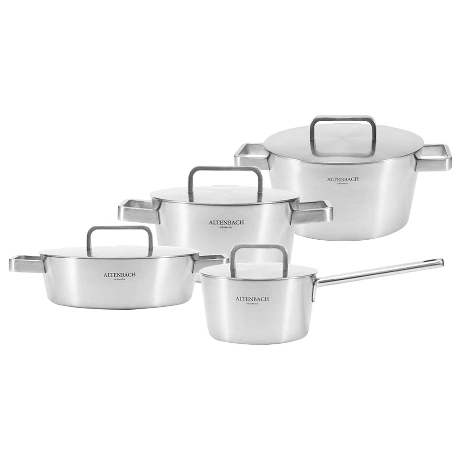 알텐바흐 아트리움 316Ti 통5중 스텐 인덕션 냄비 4종세트 586,400원