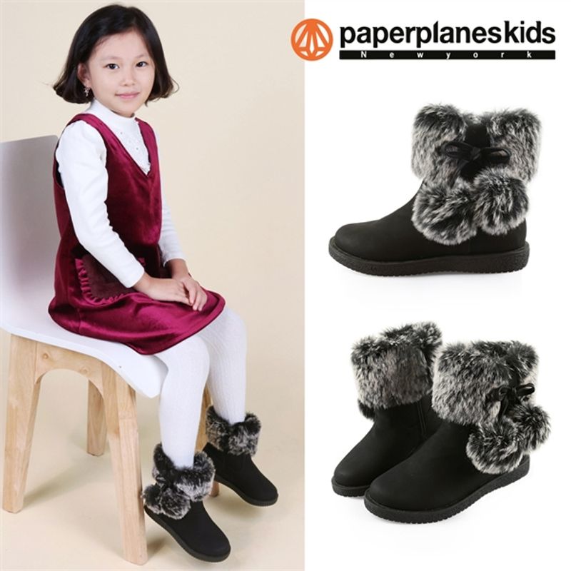 페이퍼플레인키즈 아동 패딩 털 운동화 기모 겨울 신발 슈즈 여아 남아 유아 어린이 주니어 키즈 19,500원