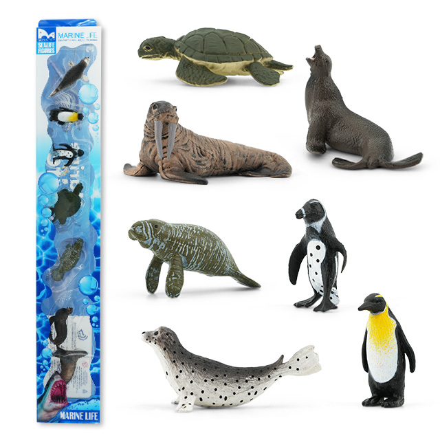 모펀 바다펭귄과 친구들 피규어 7종 세트, 1세트 14,280원