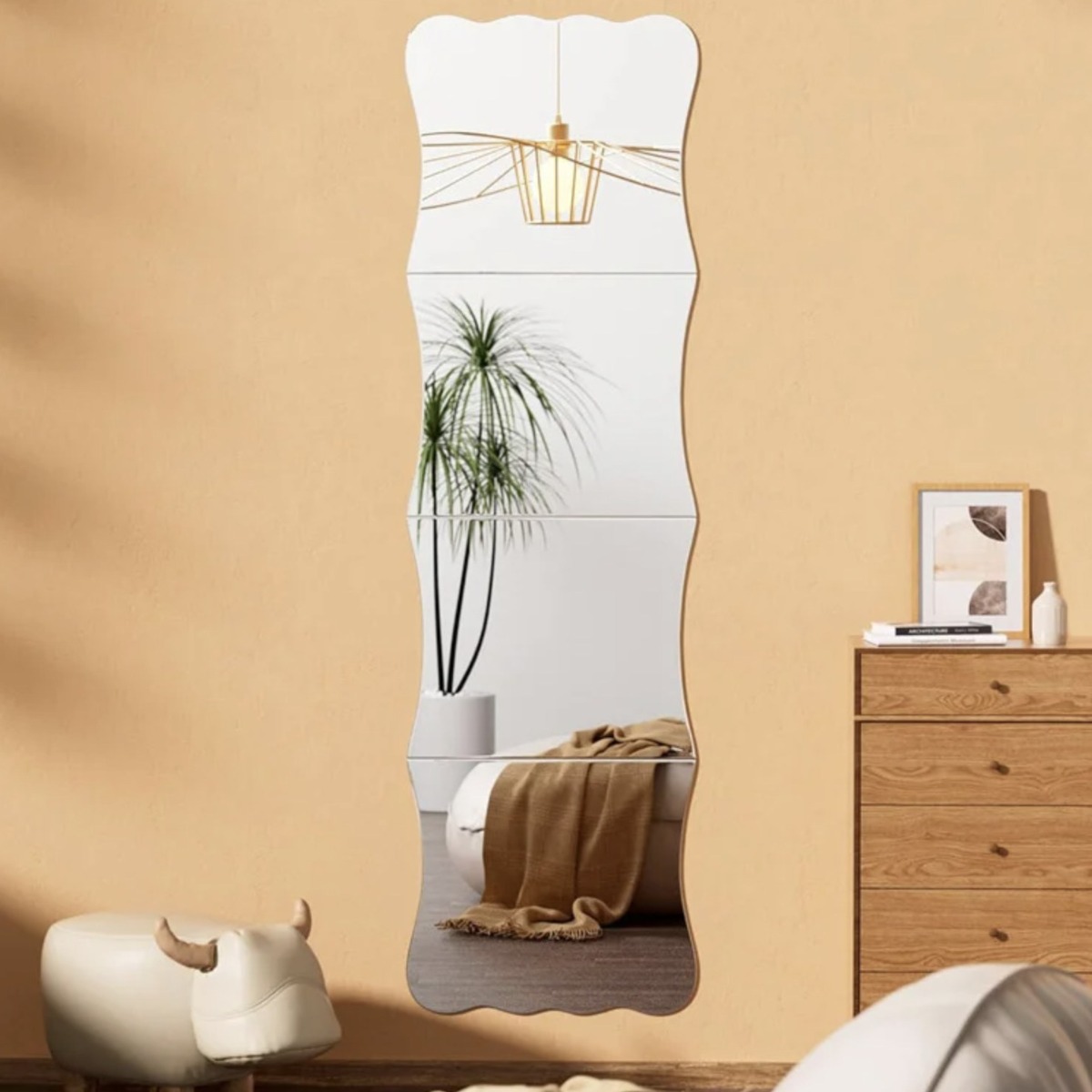 (두께2mm)붙이는 아크릴 전신거울 4개 , 깨지기 어려움 , 30cm x 35cm, 4개, 실버 16,500원