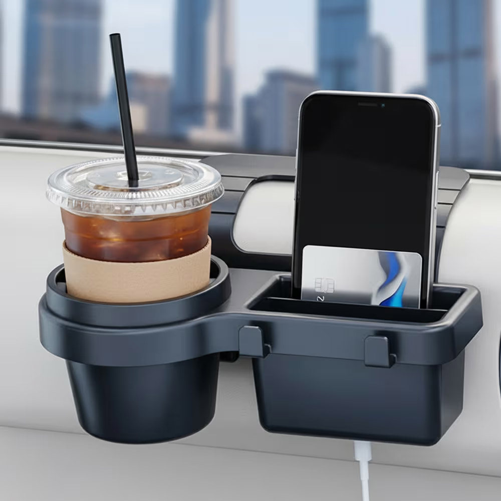 멜틱 창틀형 차량용 멀티 컵홀더 수납대, 블랙, 1개 10,100원