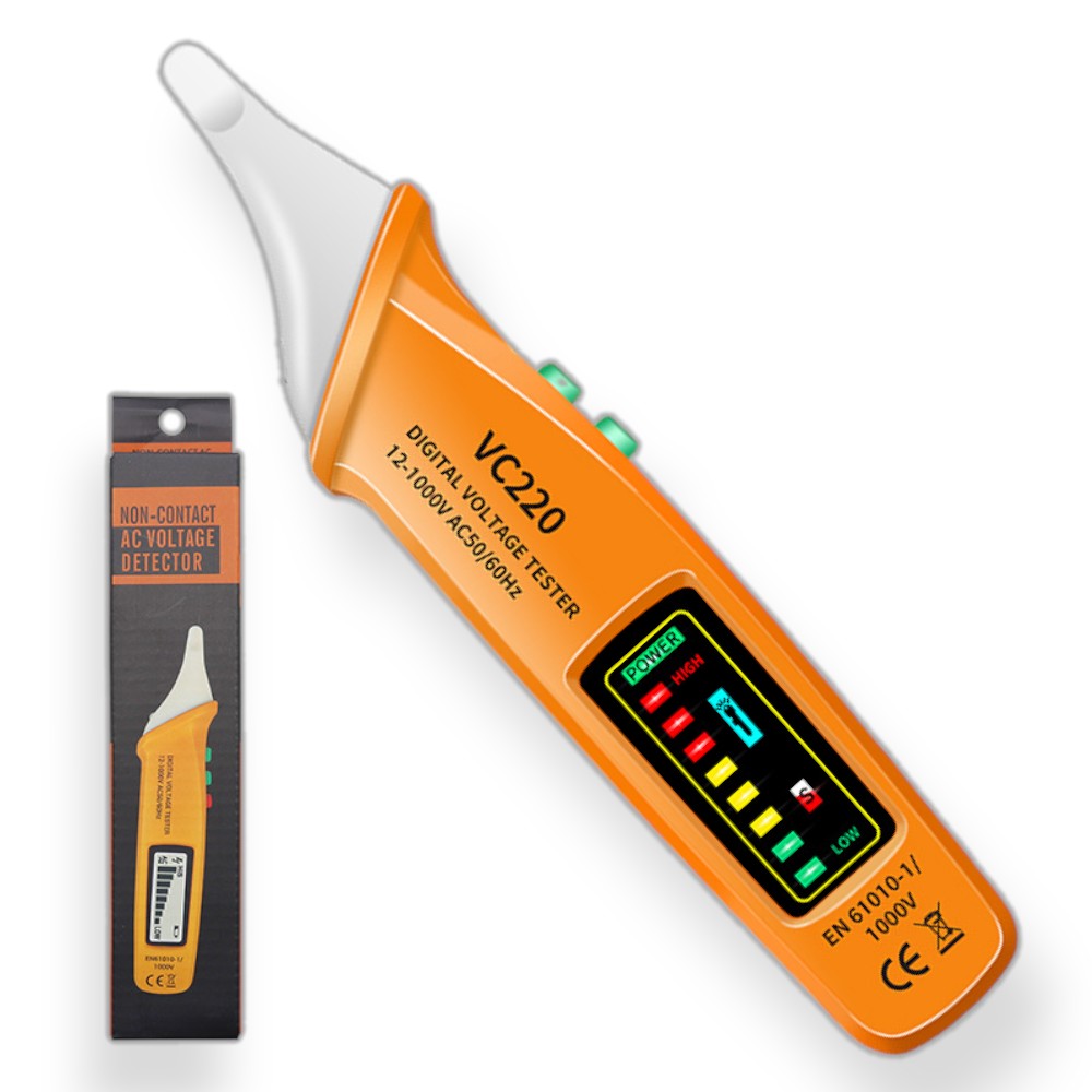 LED 스마트 전류 측정 배선 테스터기 비접촉검진 검전기 미세전류, 1개 17,300원