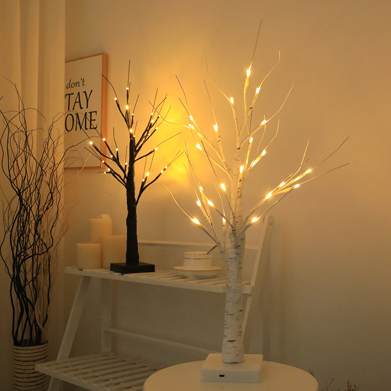 루카스 LED자작나무 트리장식 인테리어무드등, 1개, 화이트 11,000원