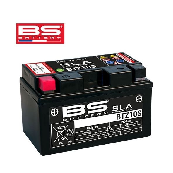 BS배터리 BTZ10S 12V(유아사 YTZ10S) 티맥스 08-11, CBR600 등, 1개, BTZ10S 70,000원