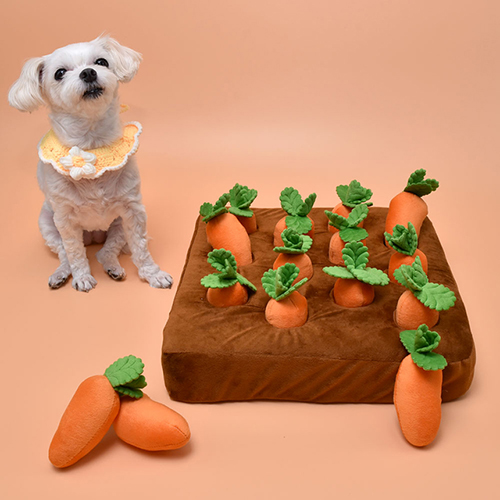 크림펫 노즈워크 당근 농장 뽑기 강아지 장난감 세트 18,600원