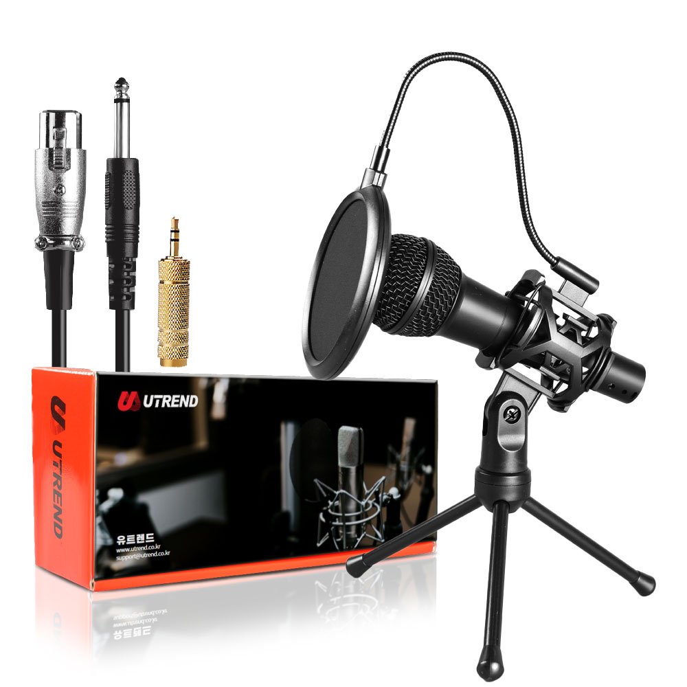 유트렌드 단일지향성 다이나믹 마이크 + 3.5 변환 젠더 41,090원