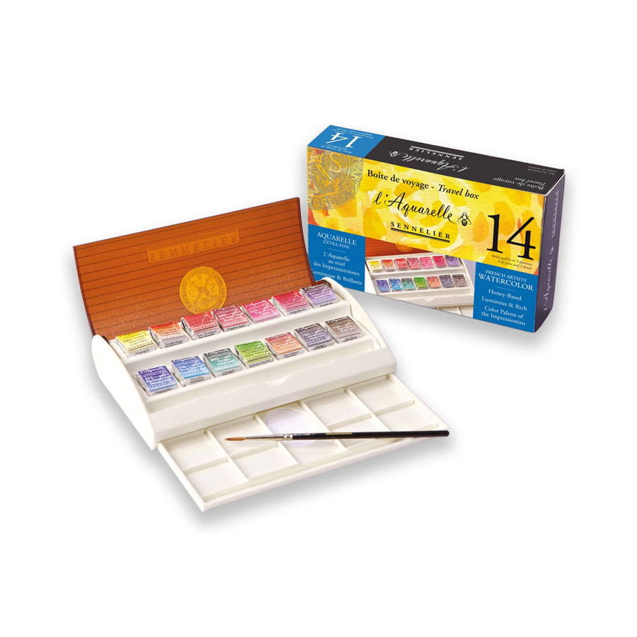 시넬리에 전문가용 최고급 수채고체케잌 수채물감 14색 133,000원