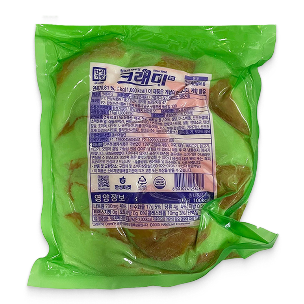 팔도맛쟁이 한성 냉동 크래미 F2 59,360원
