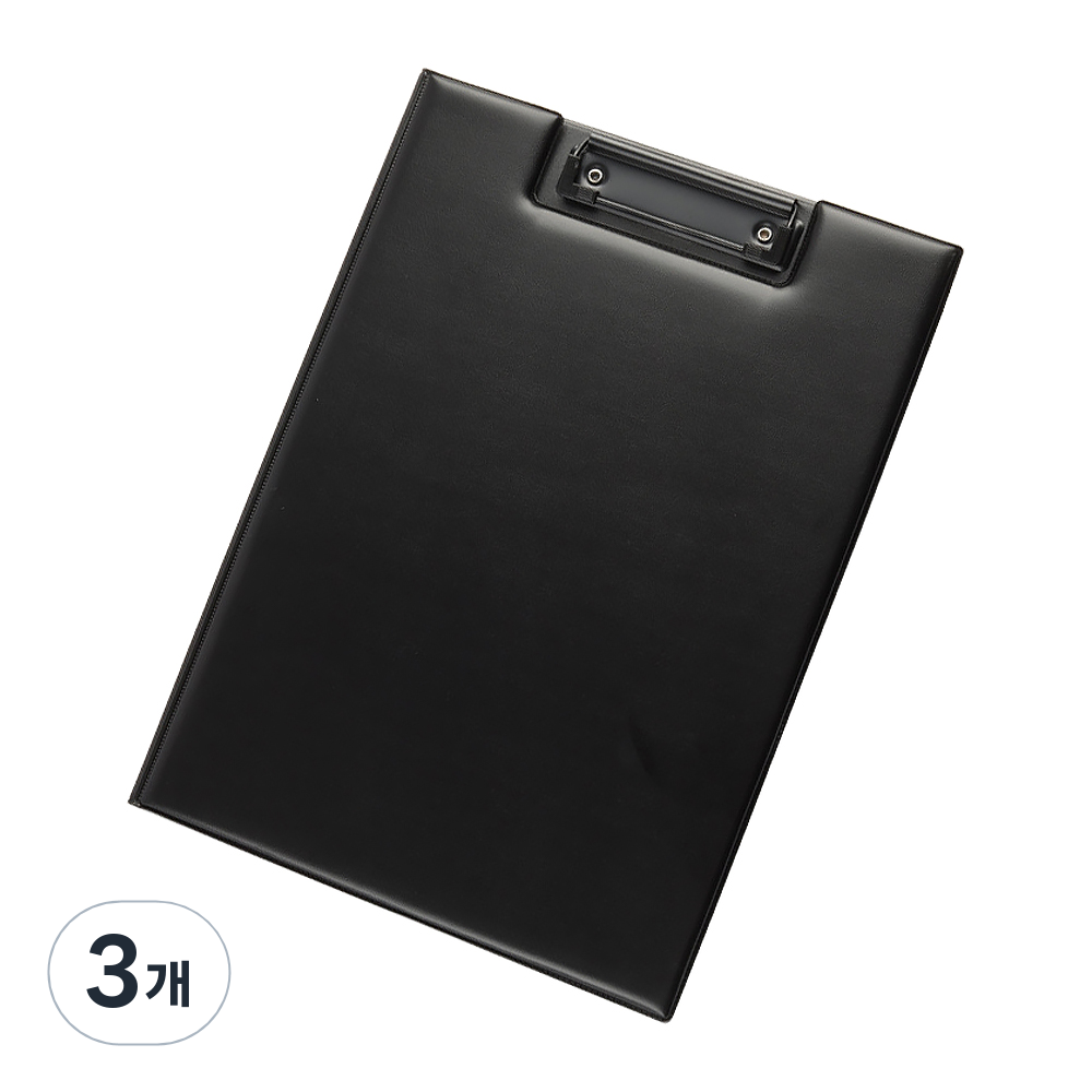 코히모 레포트 화일 가죽 클립보드 A4 3W315, 3개, 블랙 27,300원