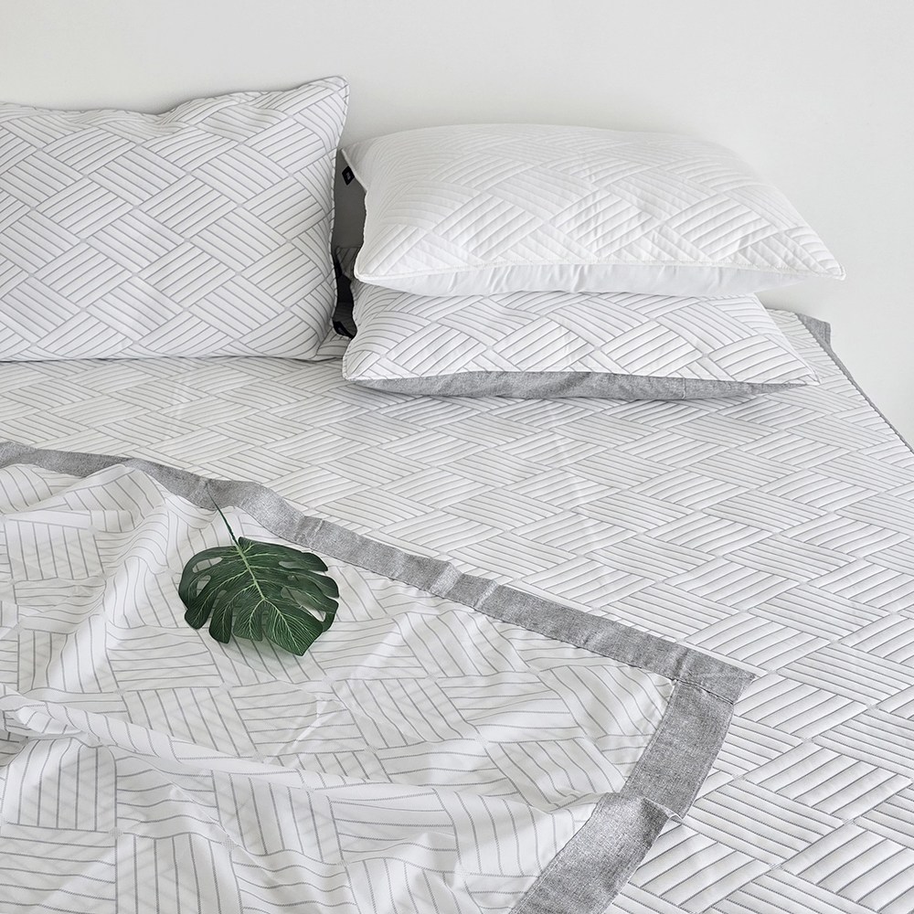 레오나 듀라론 냉감 패드 침대패드 고정밴드 누빔 여름 쿨매트 쿨링 아이스셀 제이공감, 아쿠아냉감패드_화이트 86,800원