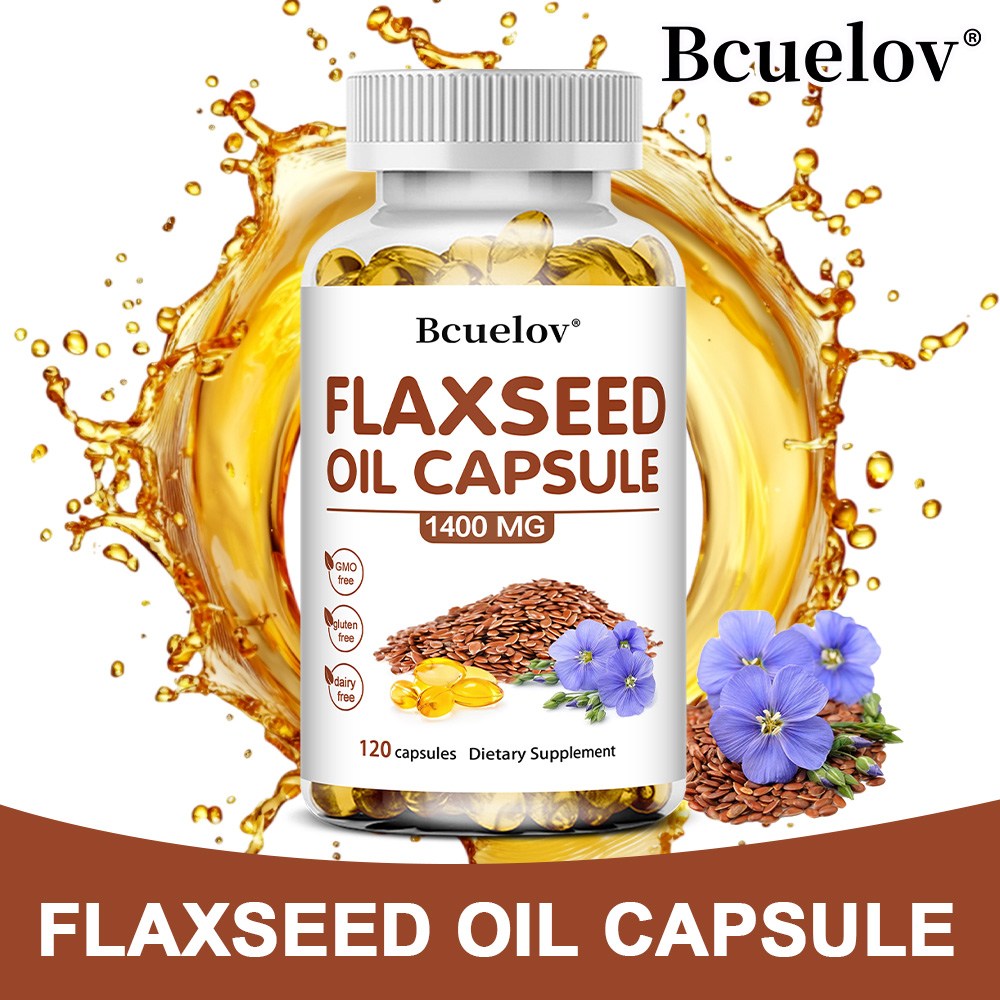 아마씨 오일 캡슐, 1400mg, 냉압, 고농도 아마씨 보충제, 오메가 3, 6, 9 지방산 함유, 3개, 60정 43,600원