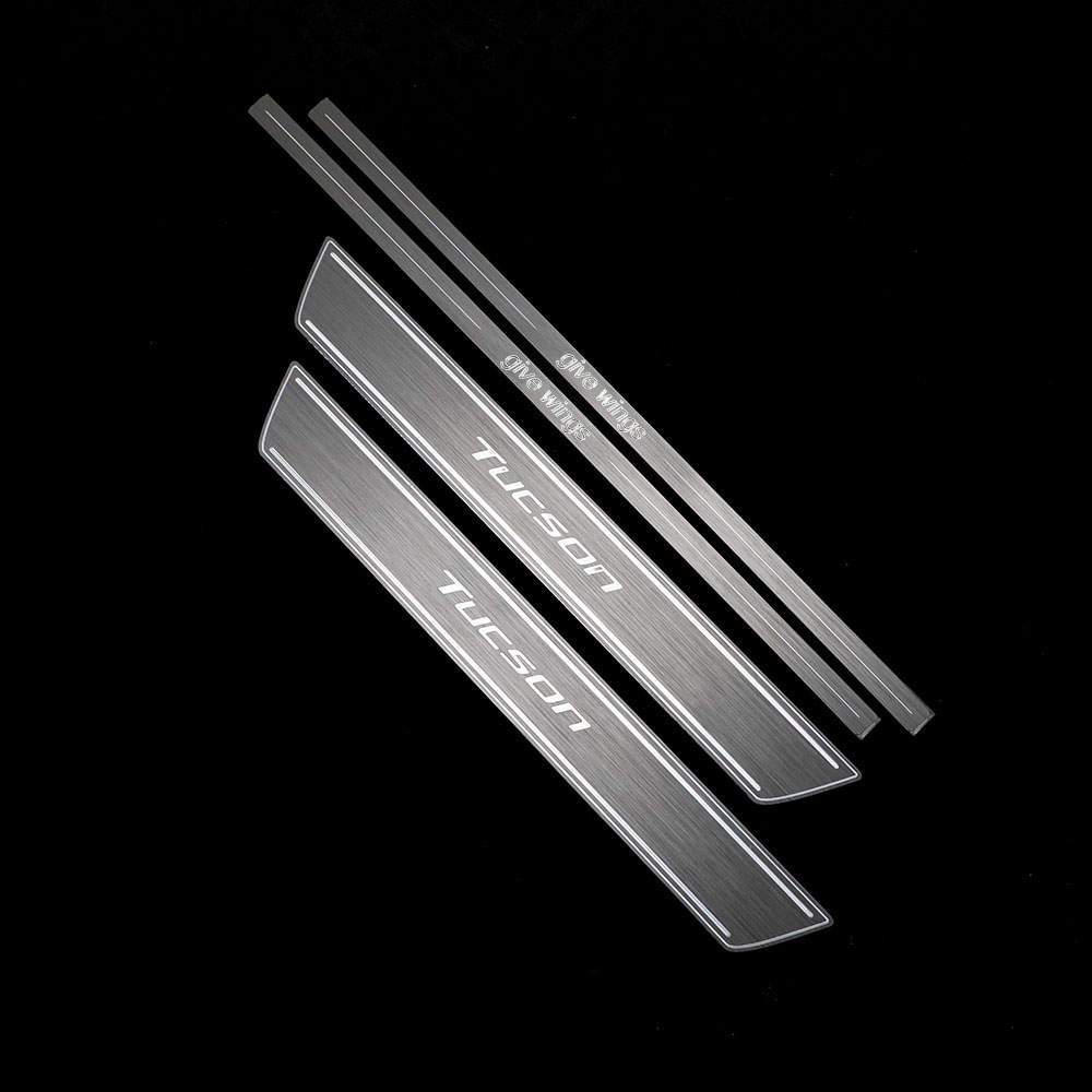 위드미카 투싼NX4 페이스리프트 호환 도어스커프 알루미늄 몰딩 인테리어 용품 25,000원