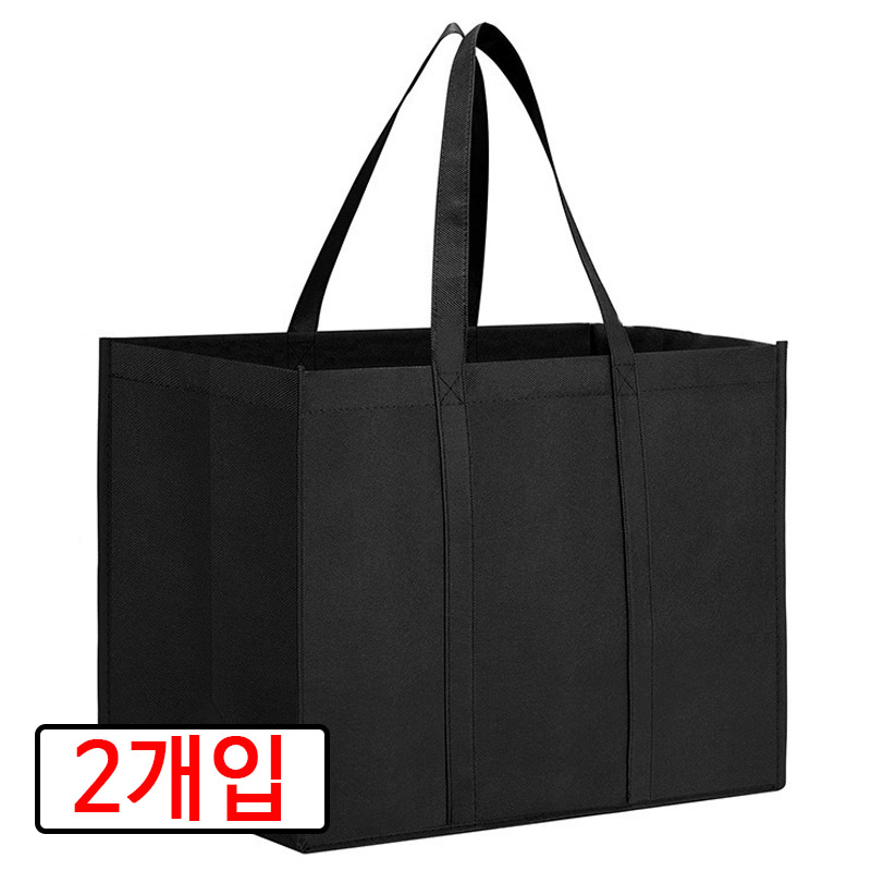 (2개입) 코코쥬 대용량 부직포 장바구니 쇼핑백 6,900원