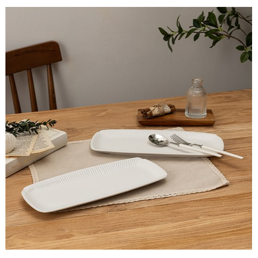 윤도자기 순백 직사각 접시 대 50,660원