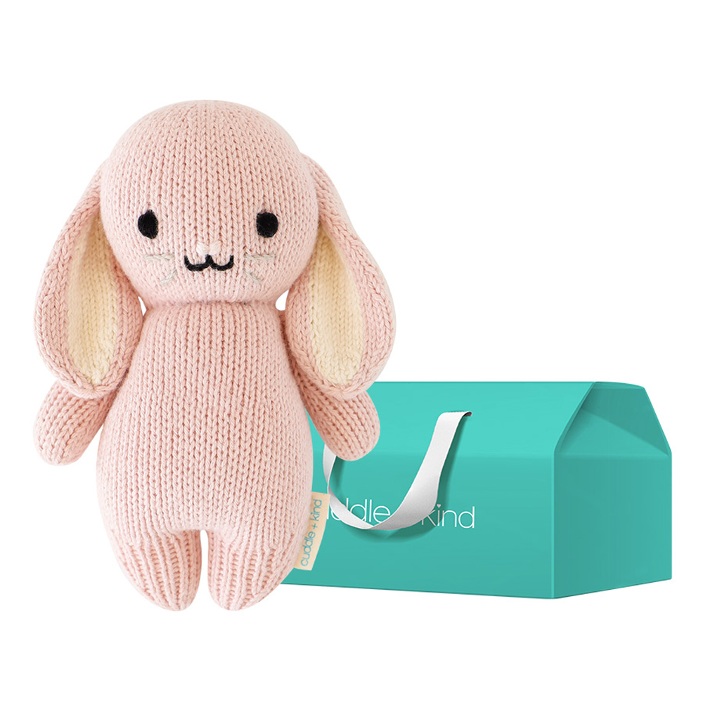 커들앤카인드 유아용 애착인형 +gift box 세트, 버니 로즈, 1개 64,420원