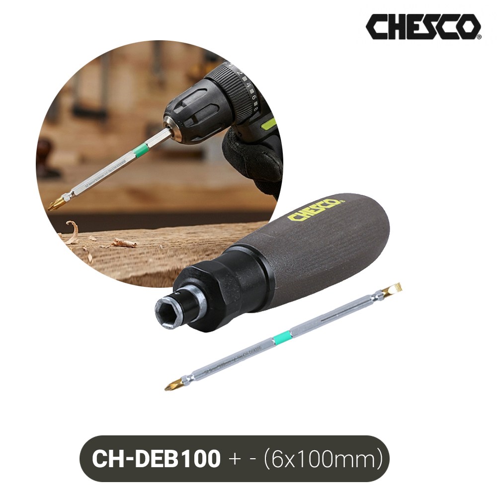 체스코 양용 드라이버 논슬립 해머 CH-DEB100 십자 일자 +-6X100mm 다가네 타격 5,000원