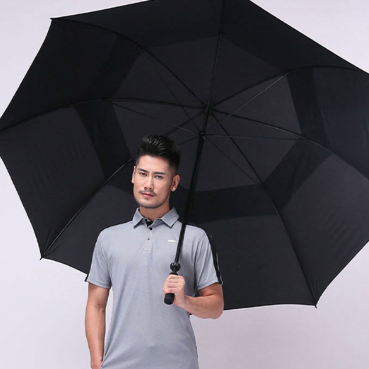 레인 186cm 이중천 자동 골프우산 가볍고 튼튼한 초대형우산 명품 끝판왕 의전용우산 영접우산 자체제작 24,980원