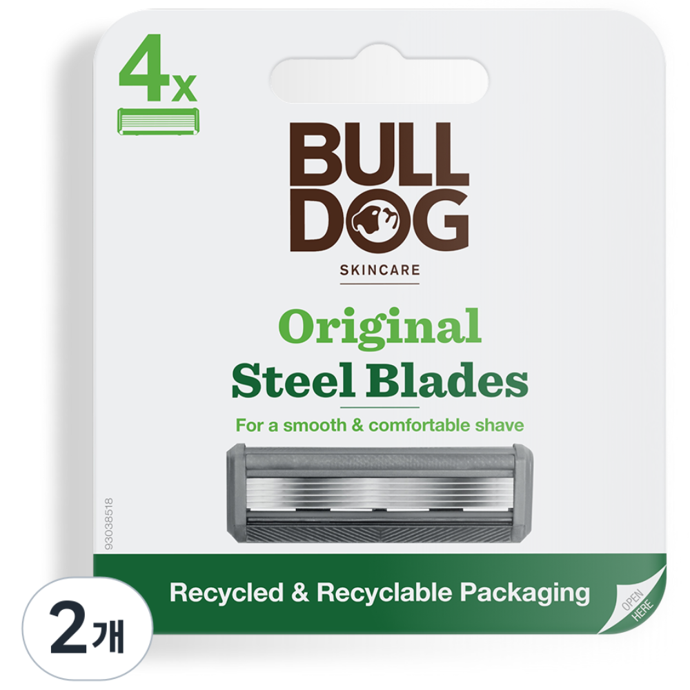 [불독] 민감성피부용 저자극 5중 면도날, 2개, 4개입 39,870원