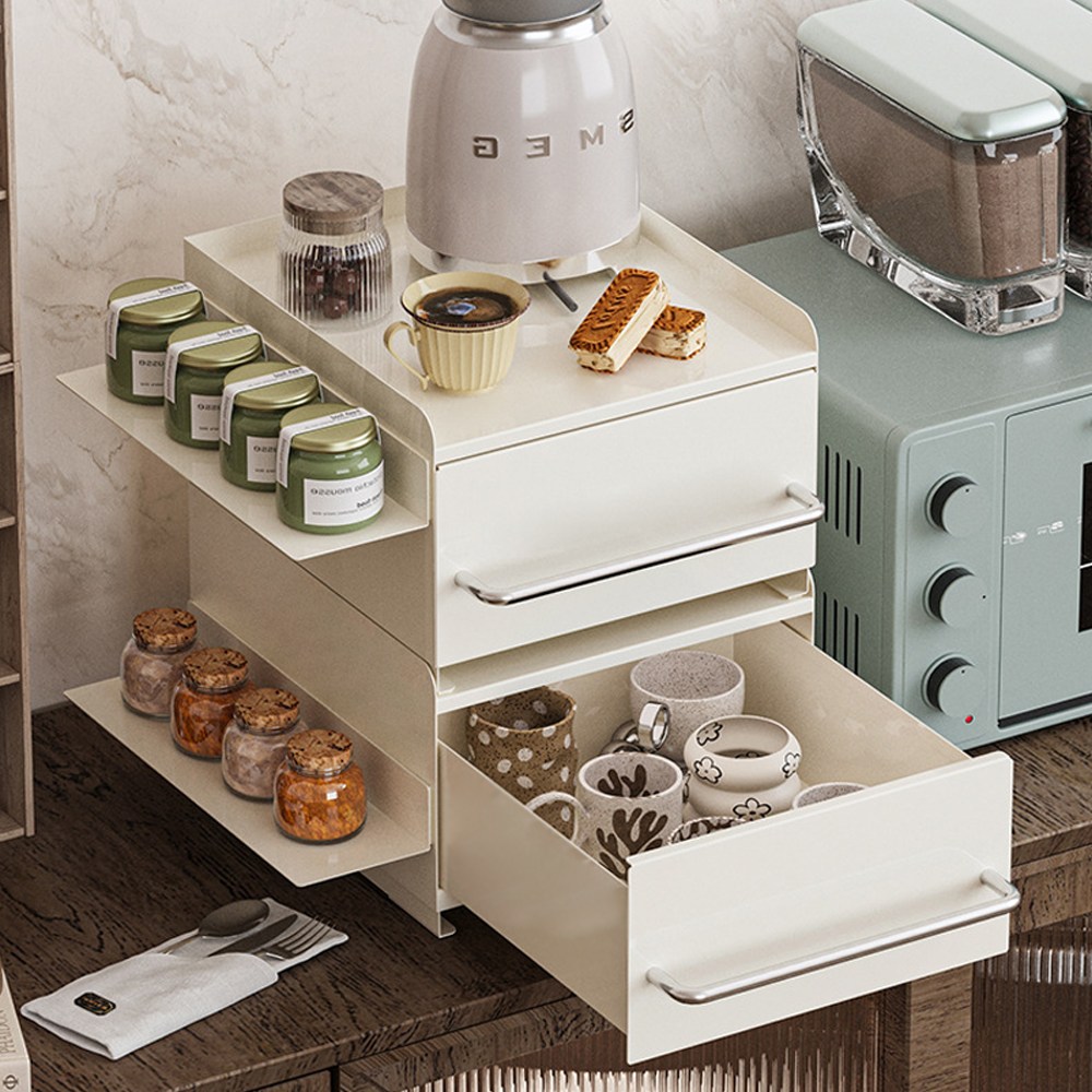 21세기트랜드 럼블 적층형 서랍형 철제수납함 미니 자석선반 주방 옷장 정리 51,650원