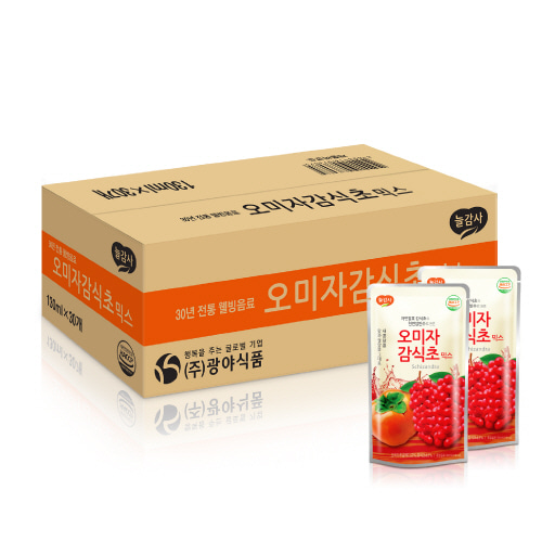 광야식품 오미자감식초 파우치 130ml 1BOX(30개입) 17,800원
