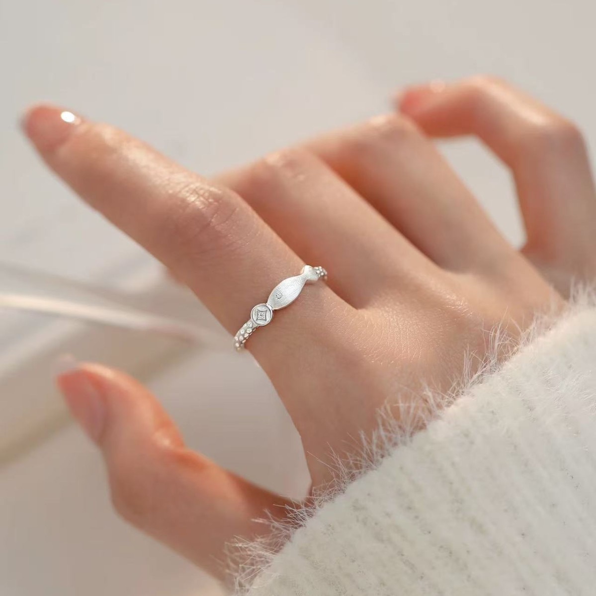 별라 복주머니 잉어 반지 성공 행운 재물 가락지 9,900원